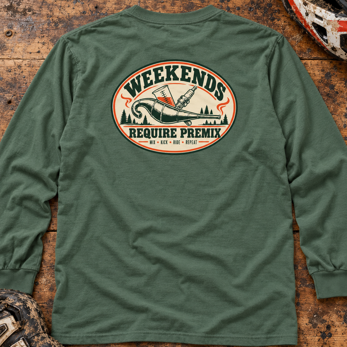Weekends Require Premix - Adult Long Sleeve T-shirt