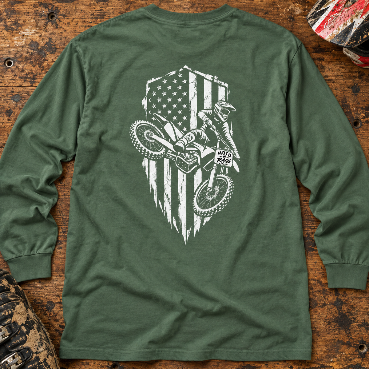 American Moto  - Adult Long Sleeve T-shirt