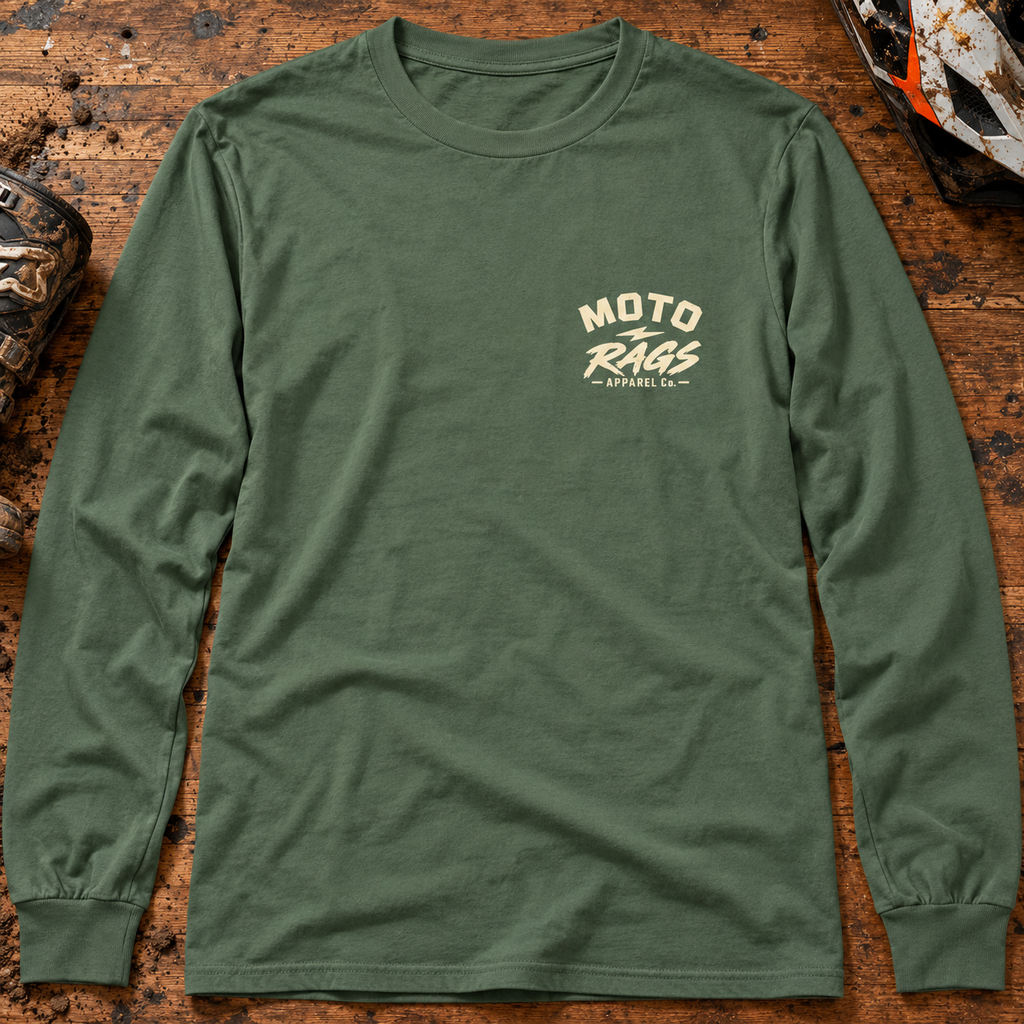 Ride Crash Repeat - Adult Long Sleeve T-shirt