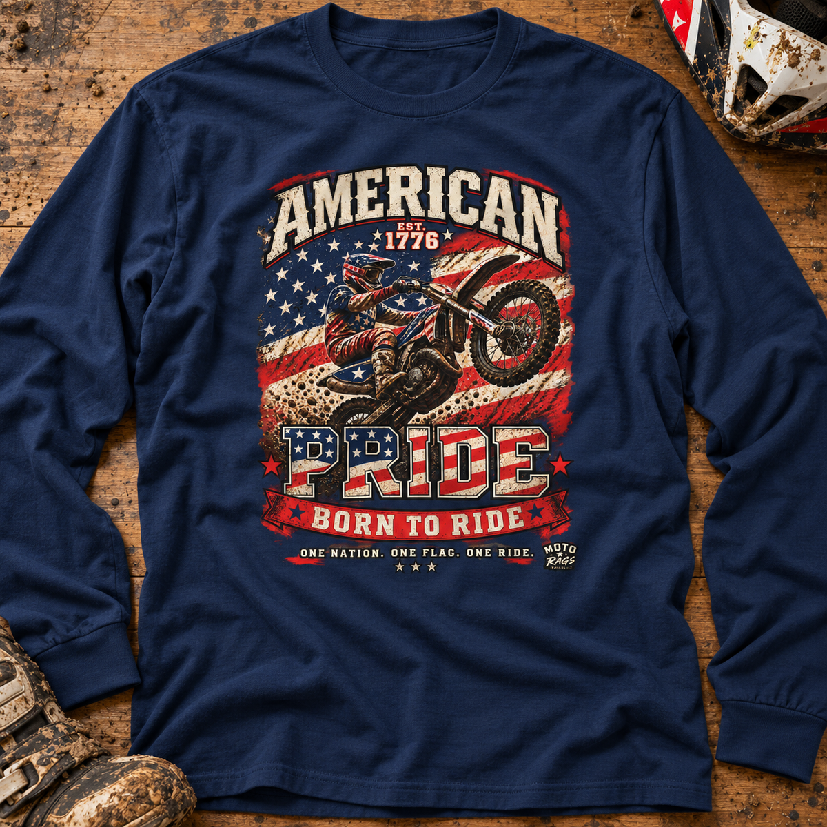American Pride - Adult Long Sleeve T-shirt