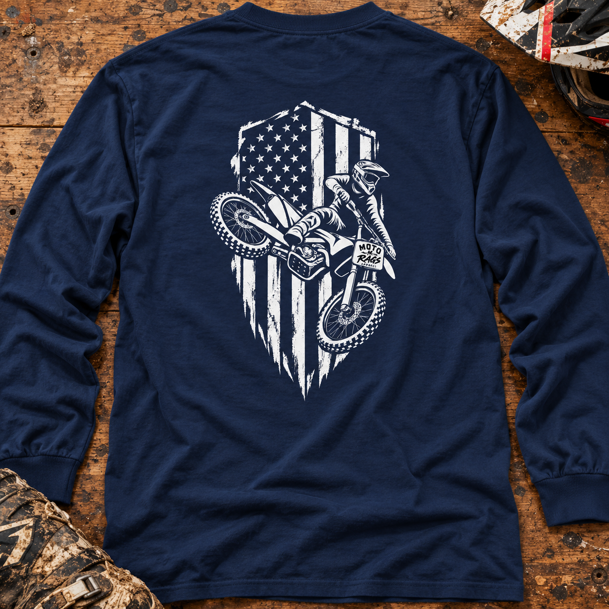 American Moto  - Adult Long Sleeve T-shirt