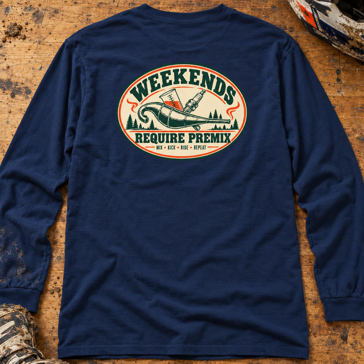 Weekends Require Premix - Adult Long Sleeve T-shirt