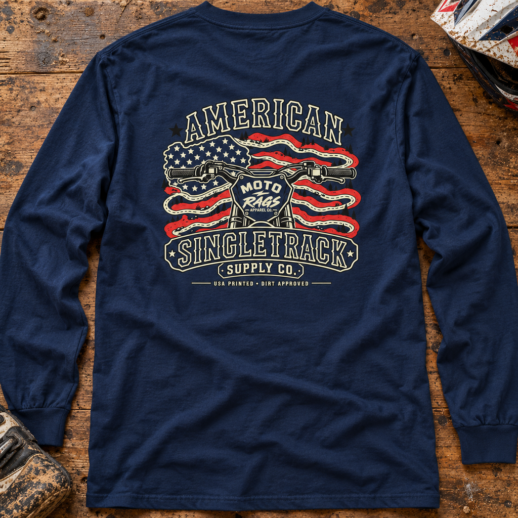 American Single Track Supply Co. - Adult Long Sleeve T-shirt