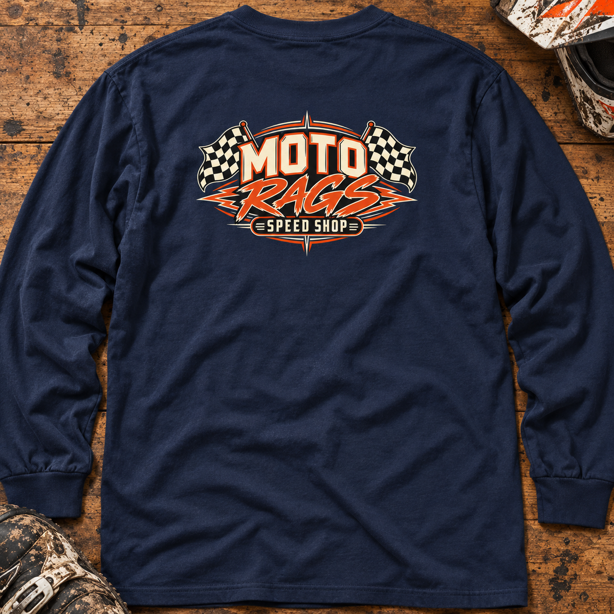 Ride Crash Repeat - Adult Long Sleeve T-shirt