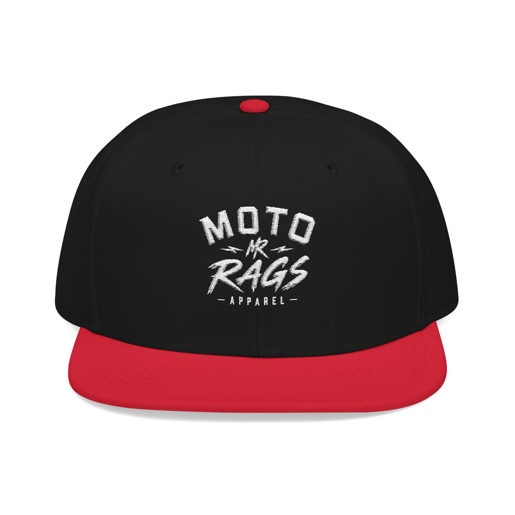 The OG Moto Rags Snapback Flat Bill Hat