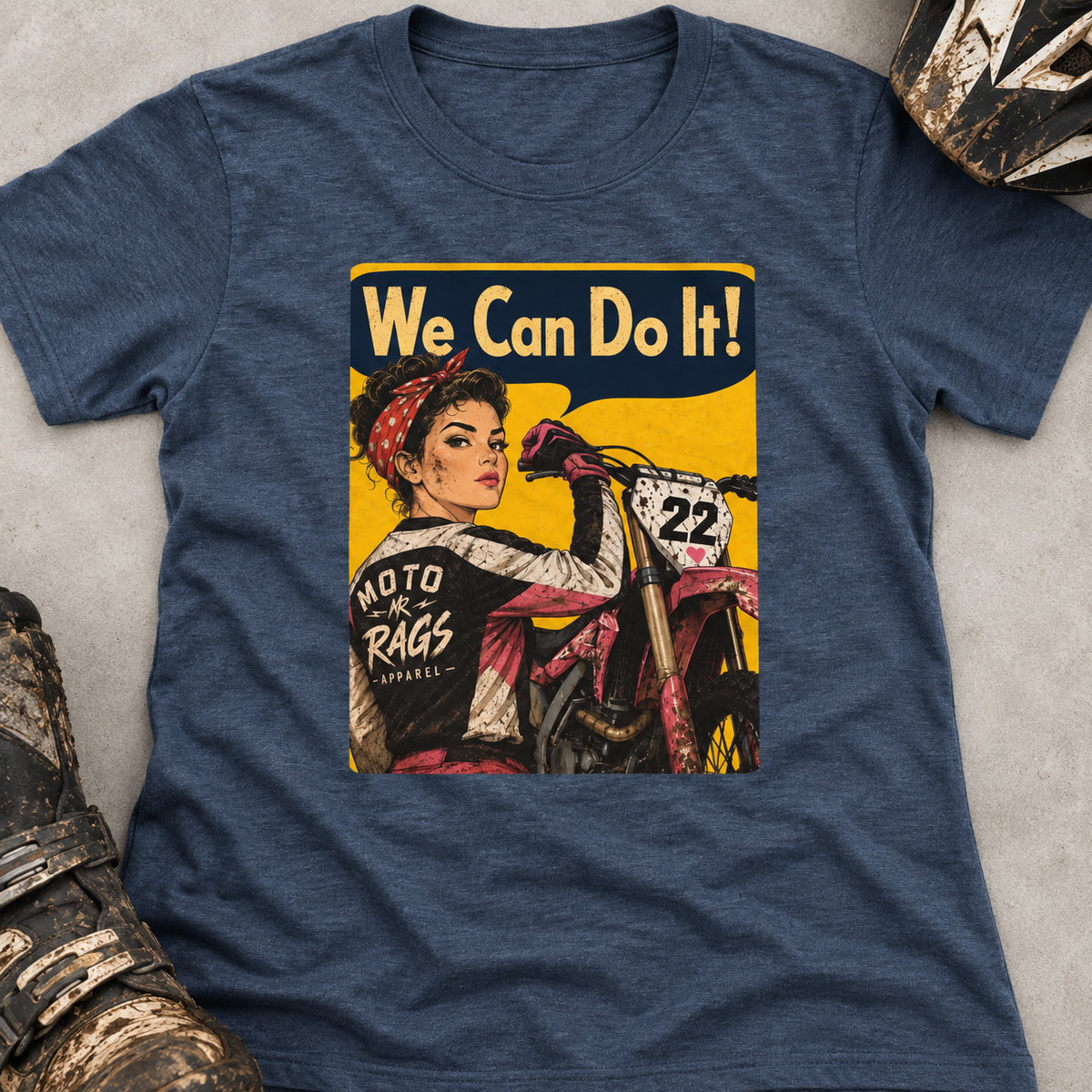 Dirt Bike Rosie - Women's T-shirt