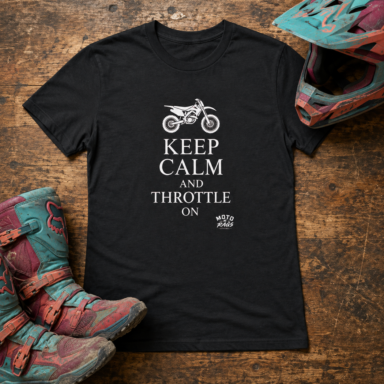 Keep Calm and Throttle On Women's Tee