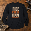 Ride Crash Repeat Long Sleeve Tee