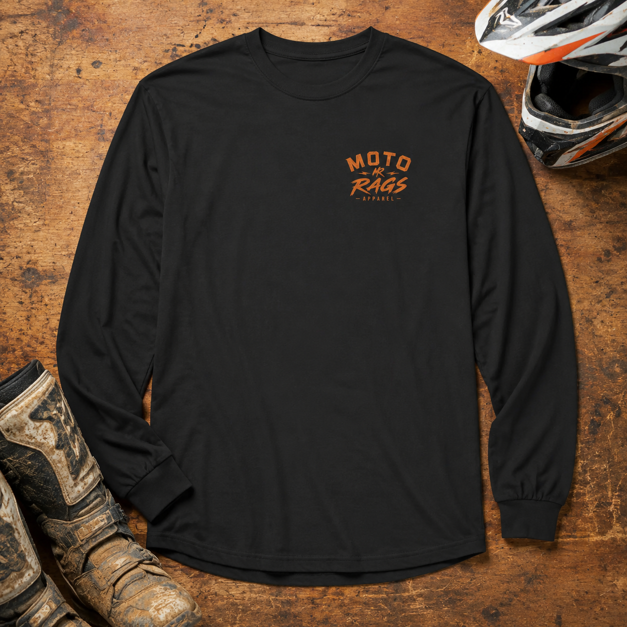 Ride Crash Repeat Long Sleeve Tee