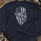 Tactical American Flag - Adult Long Sleeve T-shirt
