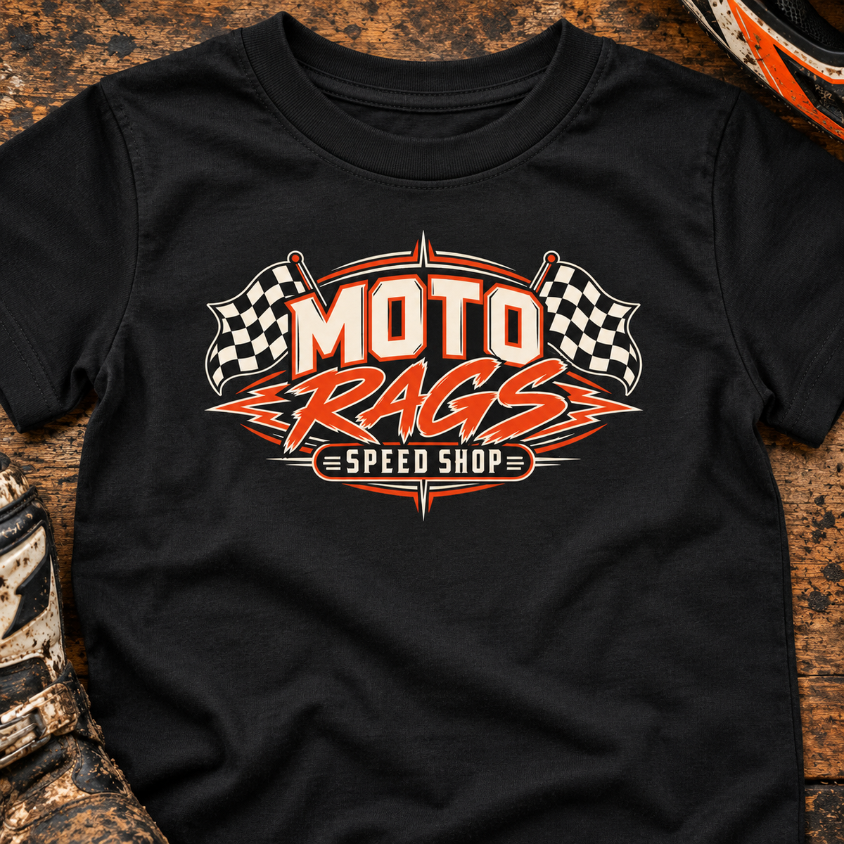 Moto Rags Speed Shop - Toddler's T-shirt