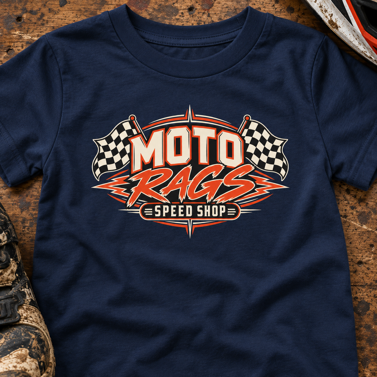 Moto Rags Speed Shop - Toddler's T-shirt