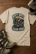 Dirty Boots Clear Mind - Men's T-shirt