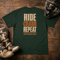 Ride Crash Repeat Tee
