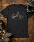 Retro Maico Tech Drawing - Men's T-shirt