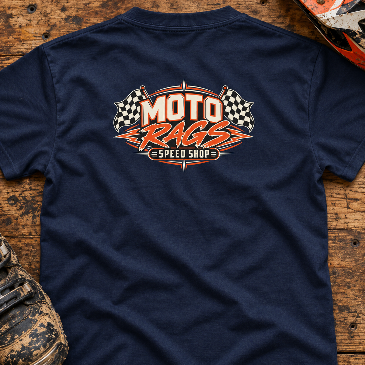 Moto Rags Speed Shop - Kids T-shirt