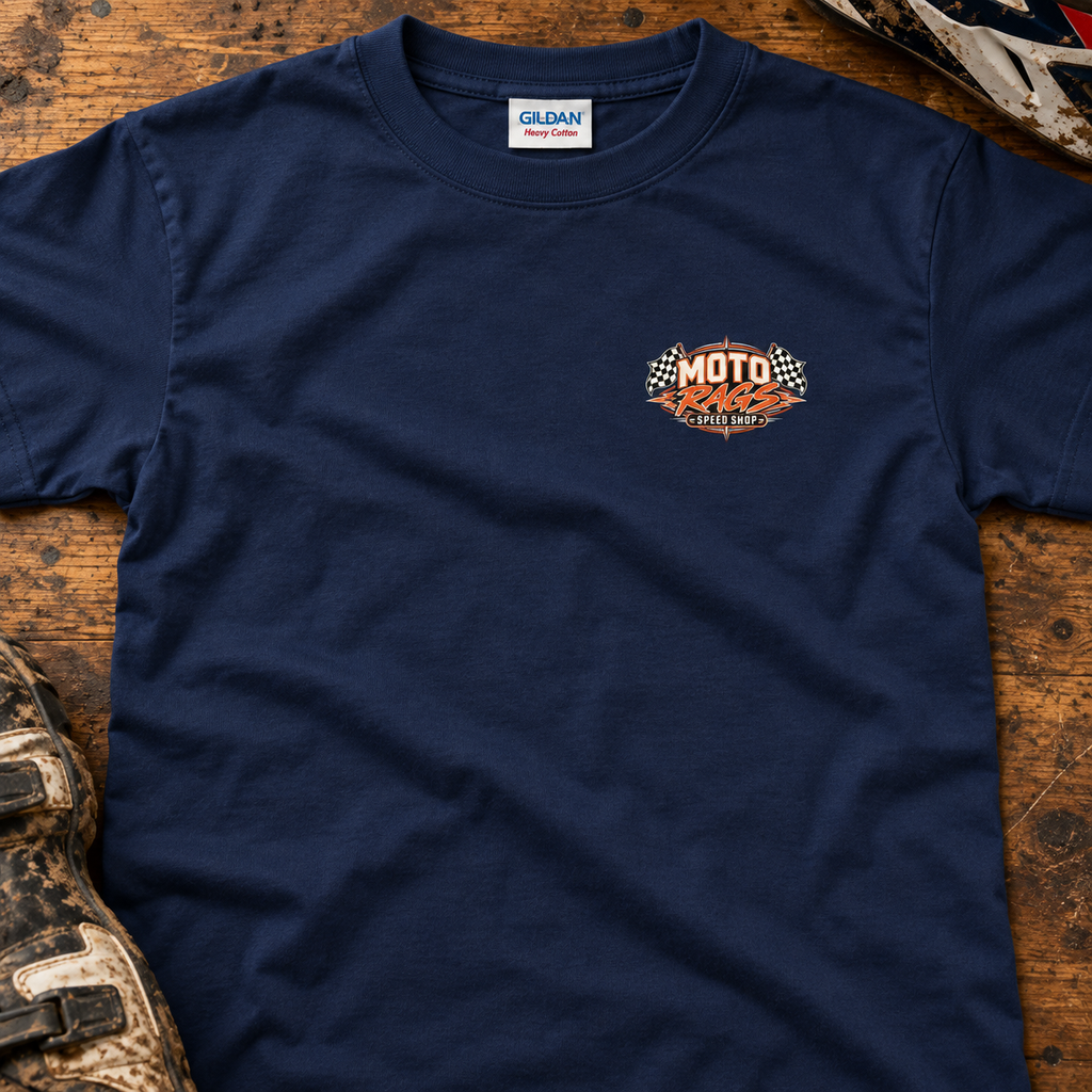 Moto Rags Speed Shop - Kids T-shirt