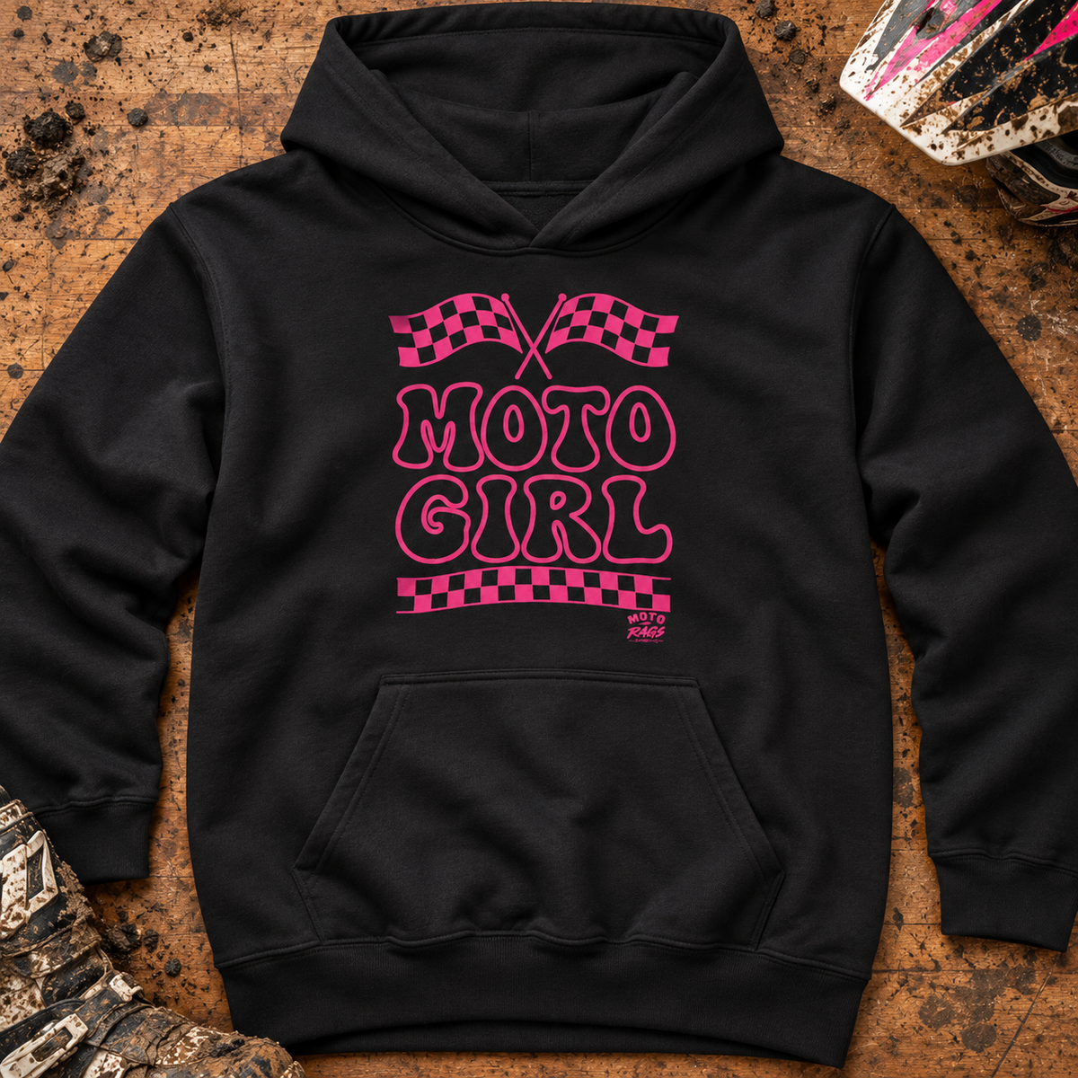 Moto Girl - Kids Hoodie