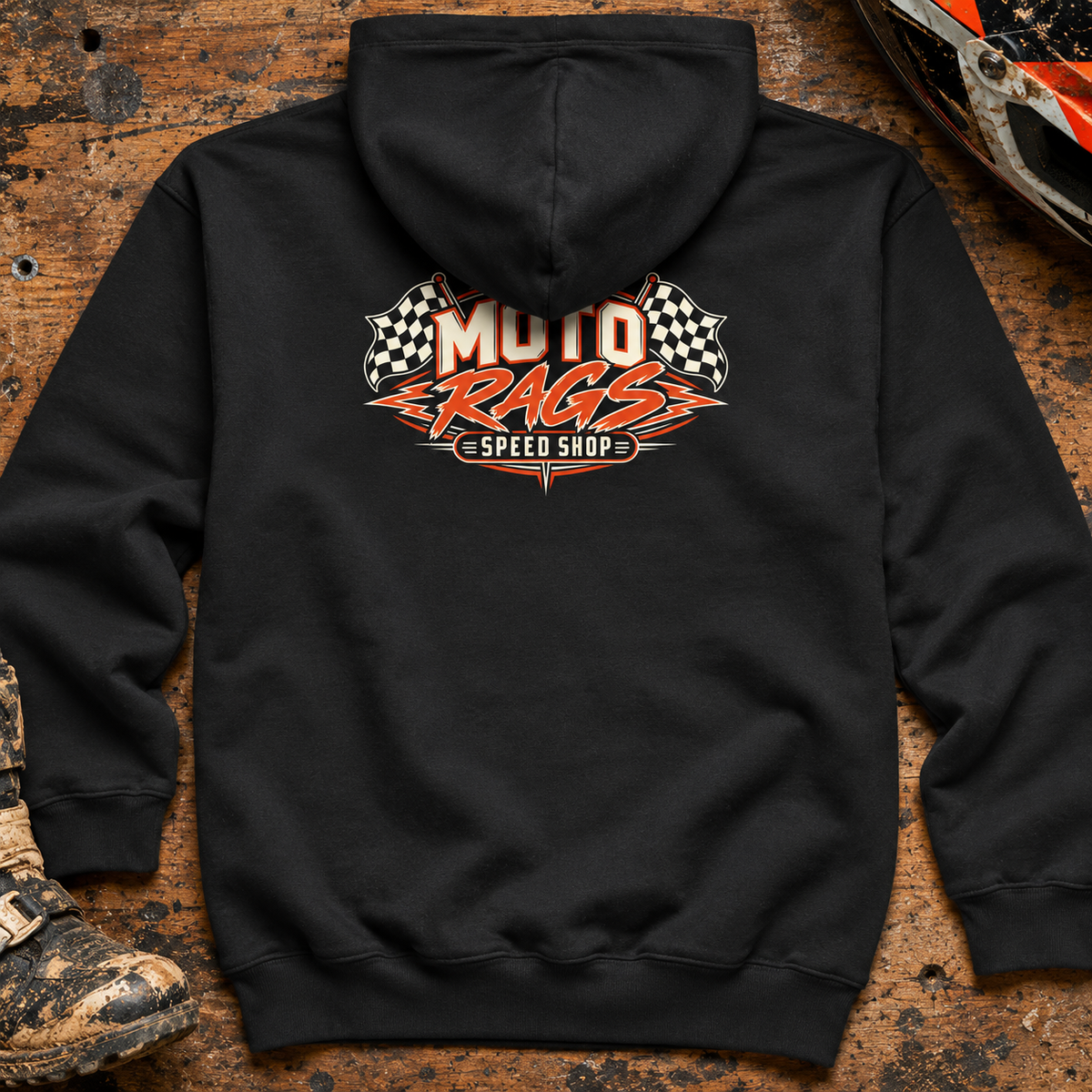 Moto Rags Speed Shop - Kids Hoodie
