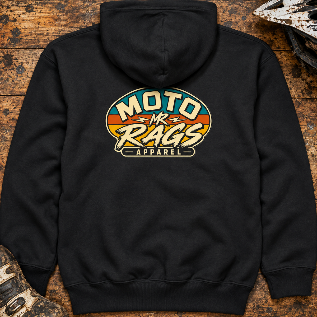 Moto Rags Retro Rally - Kids Hoodie