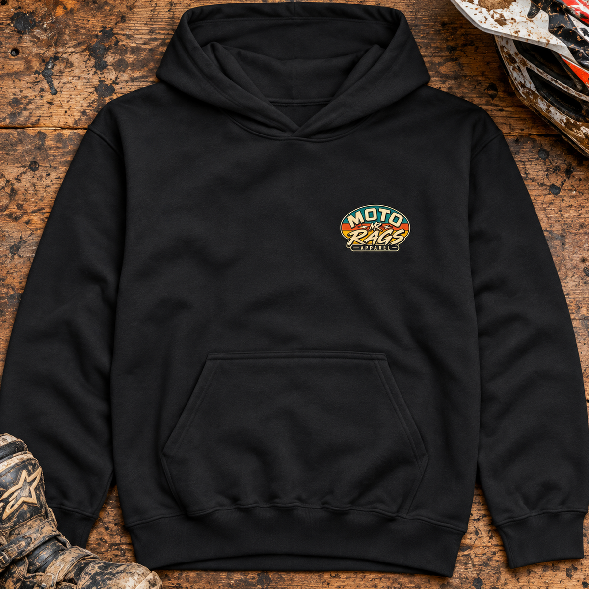 Moto Rags Retro Rally - Kids Hoodie