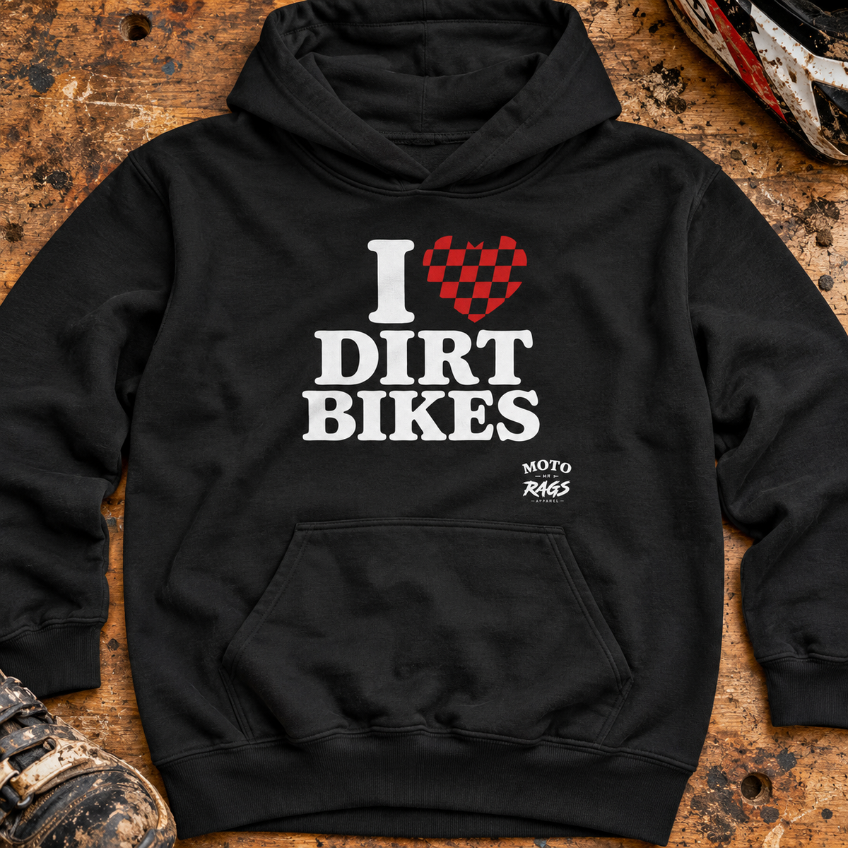 I ♥ Dirt Bikes - Kids Hoodie